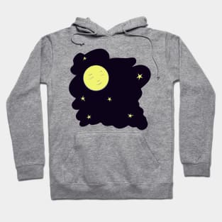 Moon and stars Hoodie